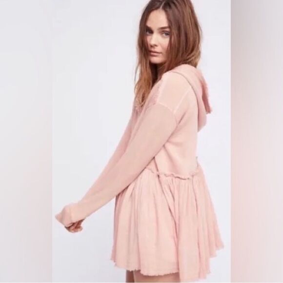 Free People Summer Dreams Hoodie Pullover size Small - Picture 4 of 10